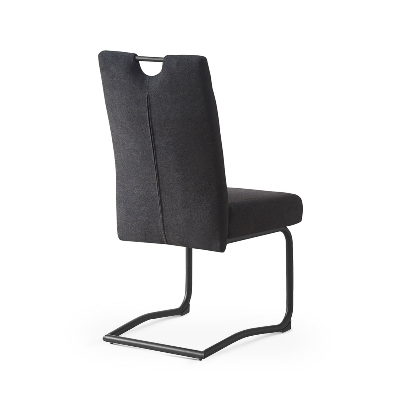 Esszimmerstühle 2er Set SOFIA – Schwingstuhl mit Griff & Federkern Polsterung