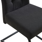 Esszimmerstühle 2er Set SOFIA – Schwingstuhl mit Griff & Federkern Polsterung