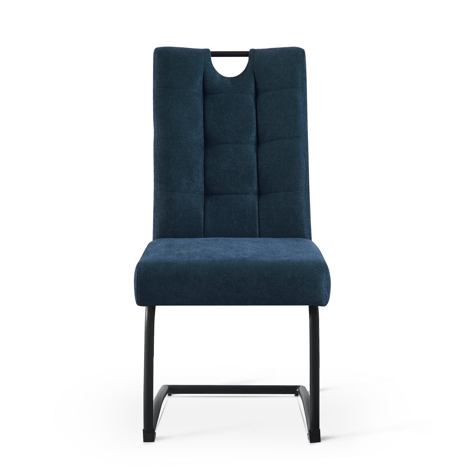 Esszimmerstühle 2er Set SOFIA – Schwingstuhl mit Griff & Federkern Polsterung