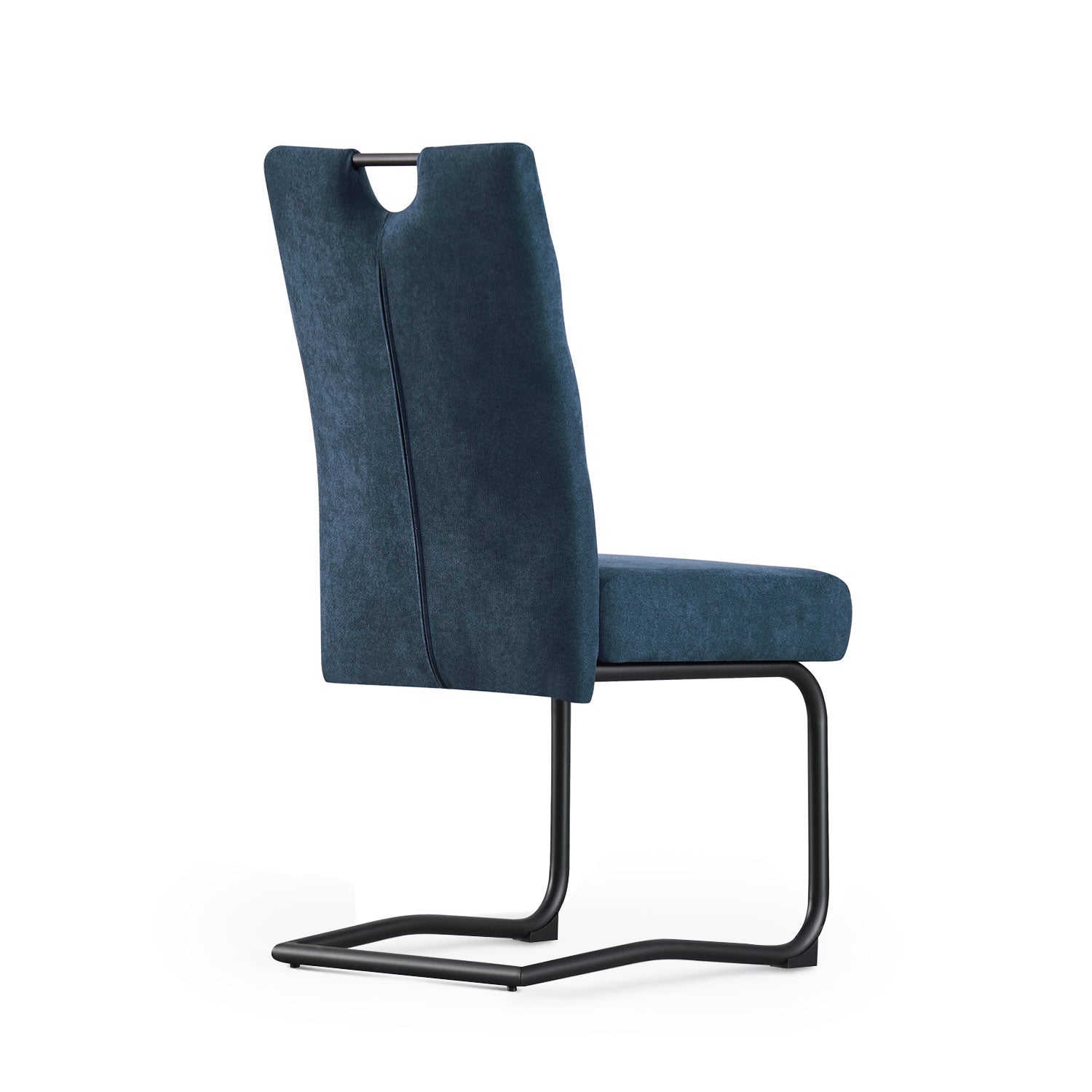 Esszimmerstühle 2er Set SOFIA – Schwingstuhl mit Griff & Federkern Polsterung