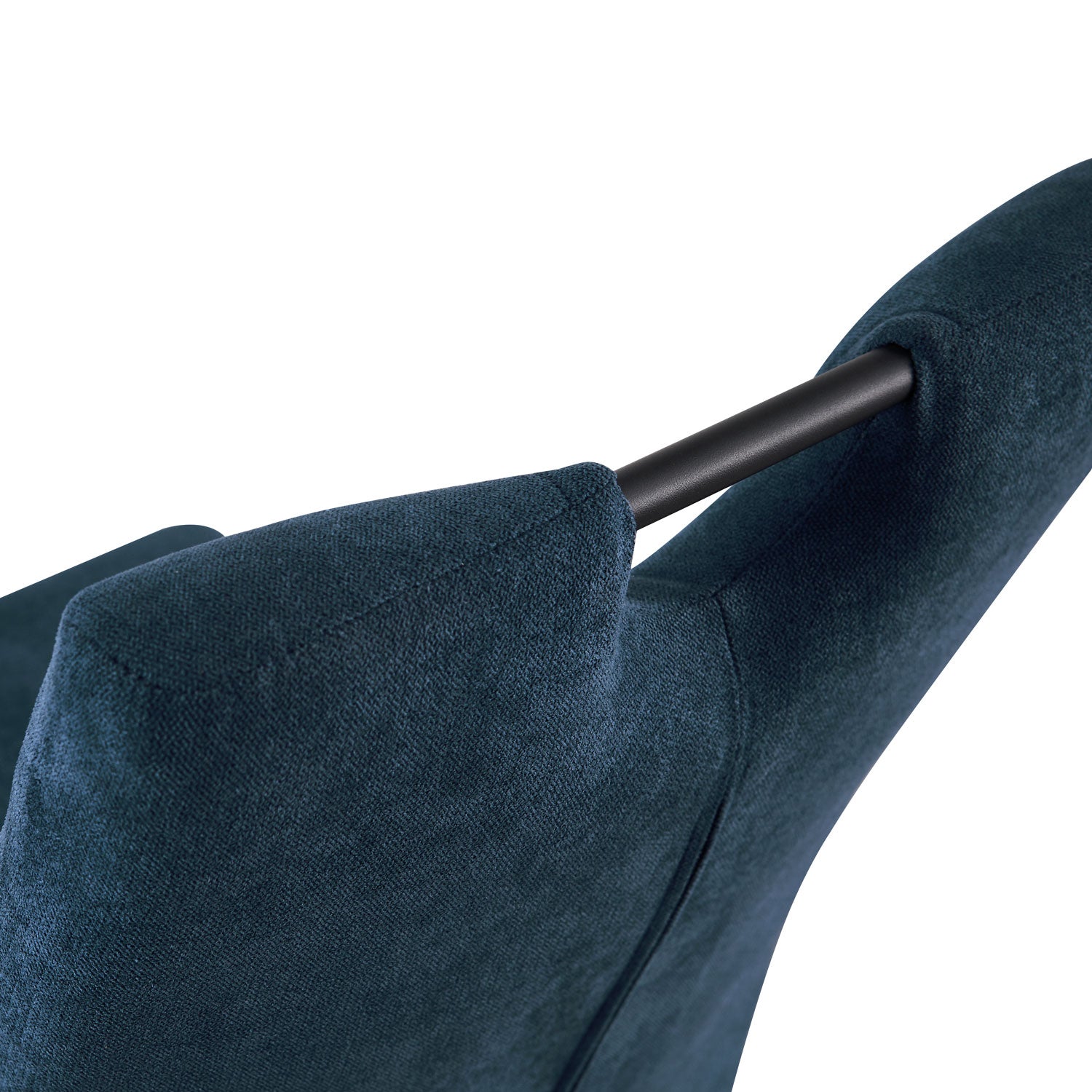 Esszimmerstühle 2er Set SOFIA – Schwingstuhl mit Griff & Federkern Polsterung