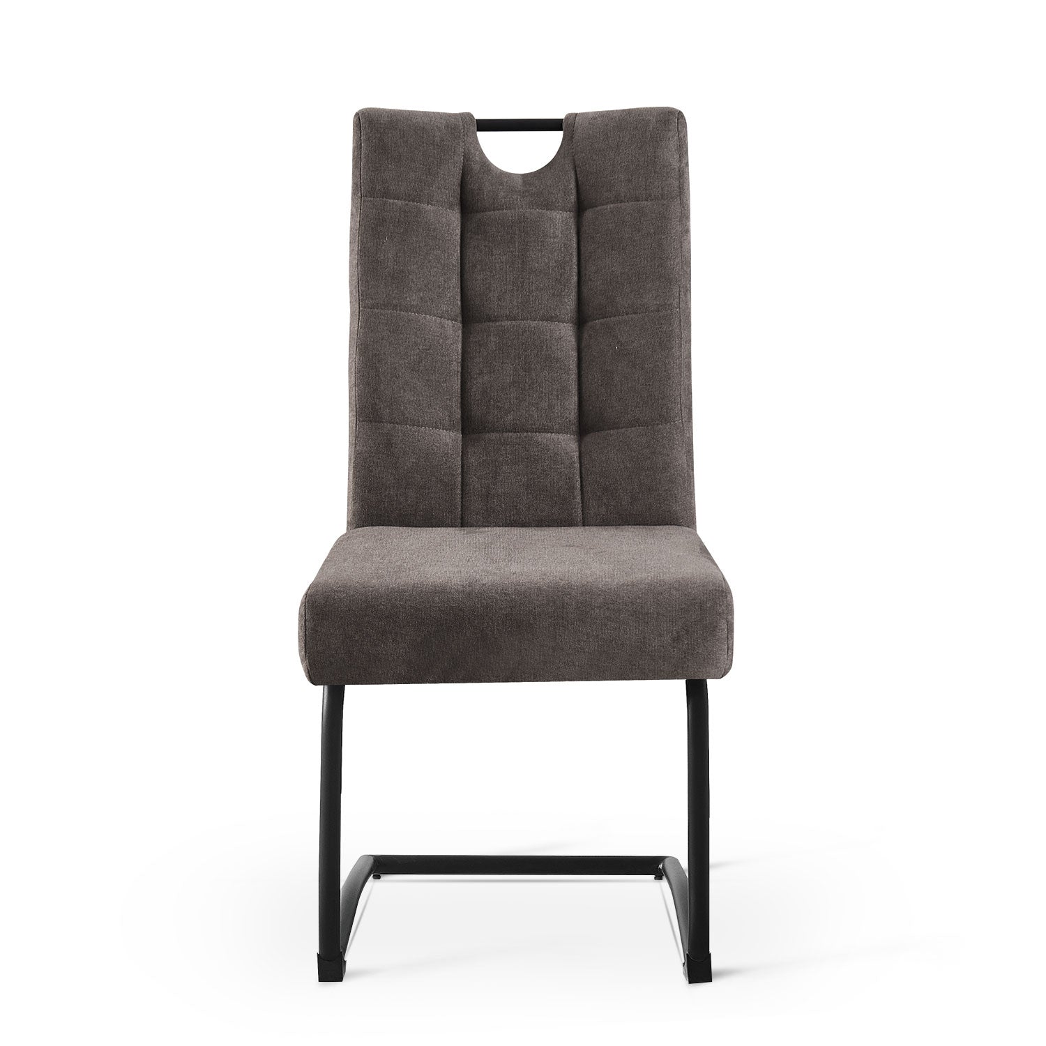 Esszimmerstühle 2er Set SOFIA – Schwingstuhl mit Griff & Federkern Polsterung