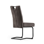 Esszimmerstühle 2er Set SOFIA – Schwingstuhl mit Griff & Federkern Polsterung