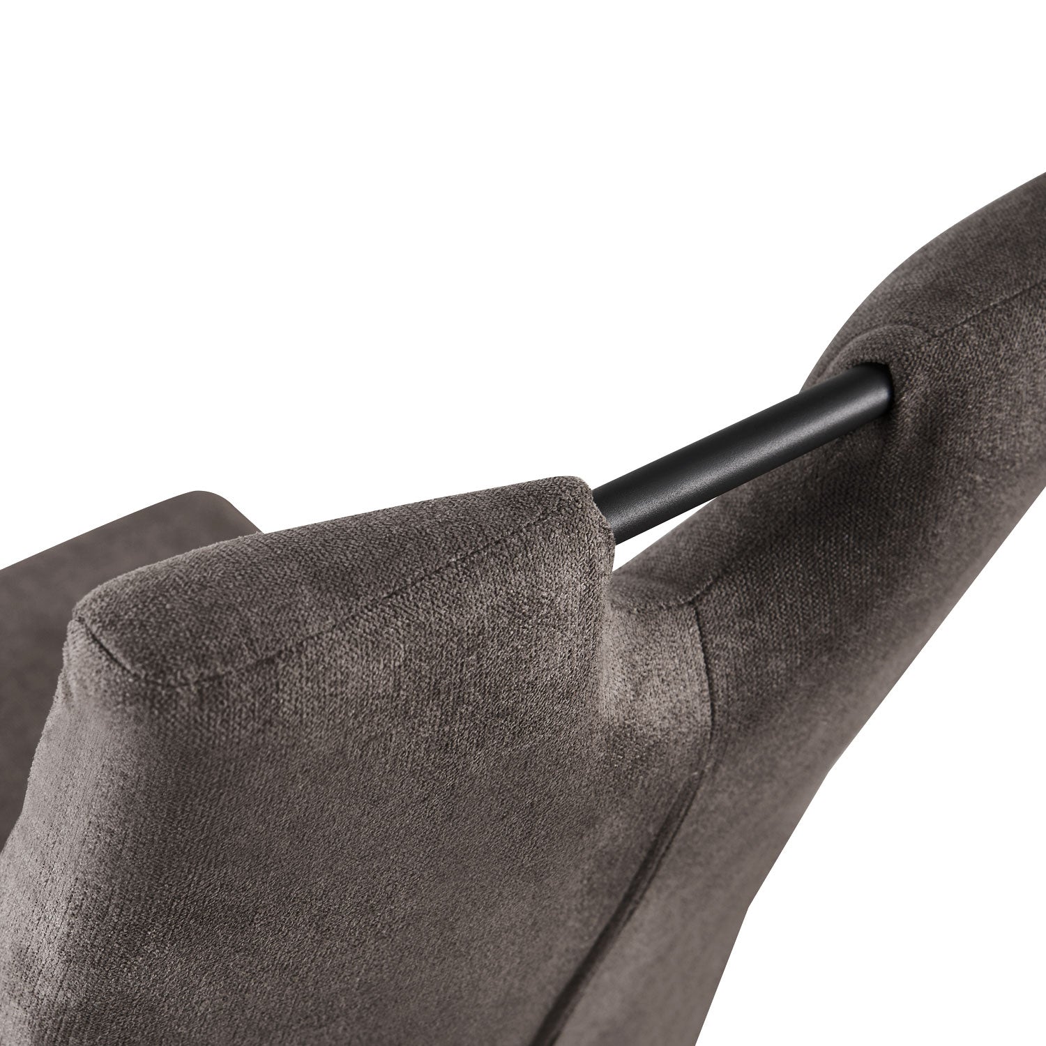 Esszimmerstühle 2er Set SOFIA – Schwingstuhl mit Griff & Federkern Polsterung