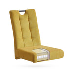 Esszimmerstühle 2er Set SOFIA – Schwingstuhl mit Griff & Federkern Polsterung