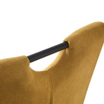 Esszimmerstühle 2er Set SOFIA – Schwingstuhl mit Griff & Federkern Polsterung