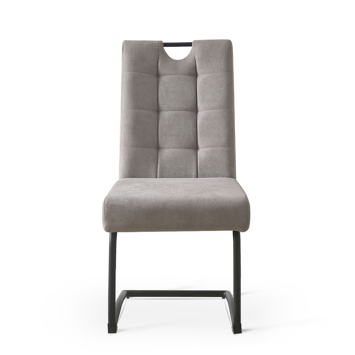 Esszimmerstühle 2er Set SOFIA – Schwingstuhl mit Griff & Federkern Polsterung