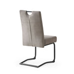 Esszimmerstühle 2er Set SOFIA – Schwingstuhl mit Griff & Federkern Polsterung