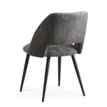 Esszimmerstühle 2er Set VICKY – Polsterstuhl aus Cordstoff mit Metallgestell