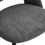 Esszimmerstühle 2er Set VICKY – Polsterstuhl aus Cordstoff mit Metallgestell