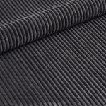 Esszimmerstühle 2er Set VICKY – Polsterstuhl aus Cordstoff mit Metallgestell