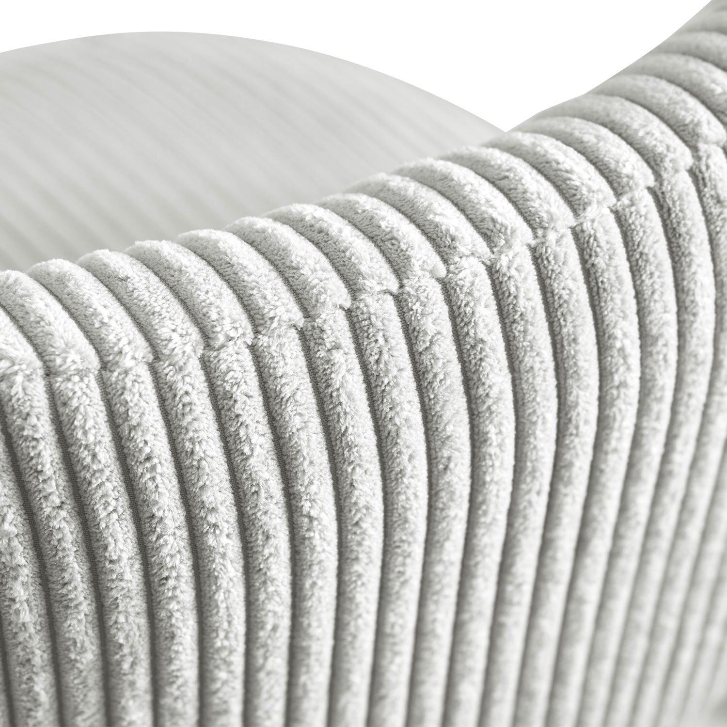 Esszimmerstühle 2er Set VICKY – Polsterstuhl aus Cordstoff mit Metallgestell