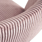 Esszimmerstühle 2er Set VICKY – Polsterstuhl aus Cordstoff mit Metallgestell