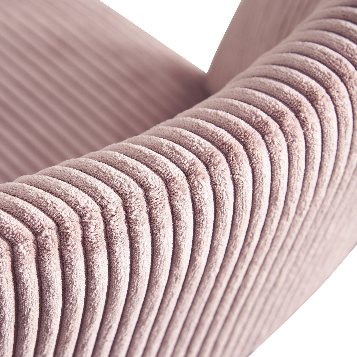 Esszimmerstühle 2er Set VICKY – Polsterstuhl aus Cordstoff mit Metallgestell