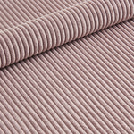 Esszimmerstühle 2er Set VICKY – Polsterstuhl aus Cordstoff mit Metallgestell