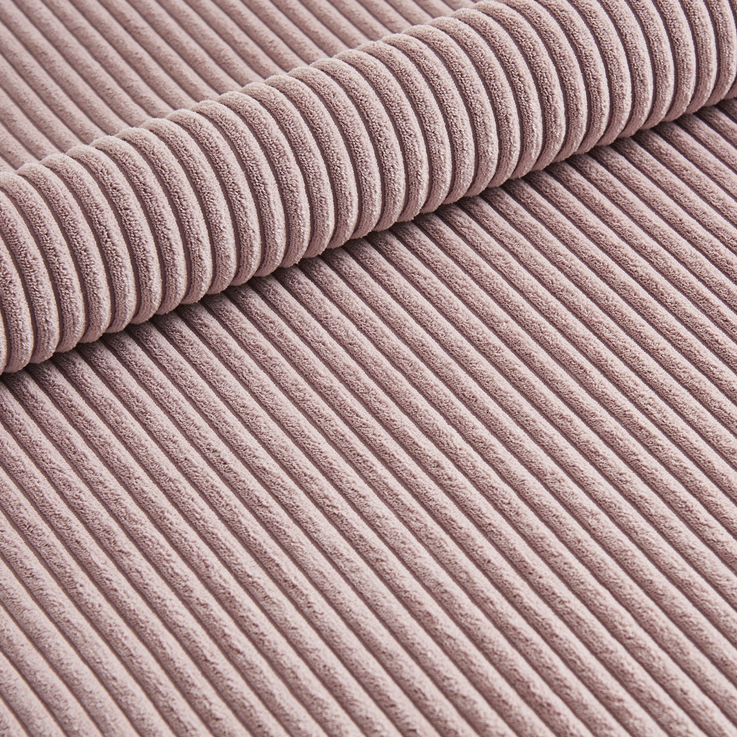 Esszimmerstühle 2er Set VICKY – Polsterstuhl aus Cordstoff mit Metallgestell