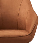 Esszimmerstuhl ARVIT – Drehbarer Stuhl mit Armlehnen & Cord oder Wildlederoptik | B&D home