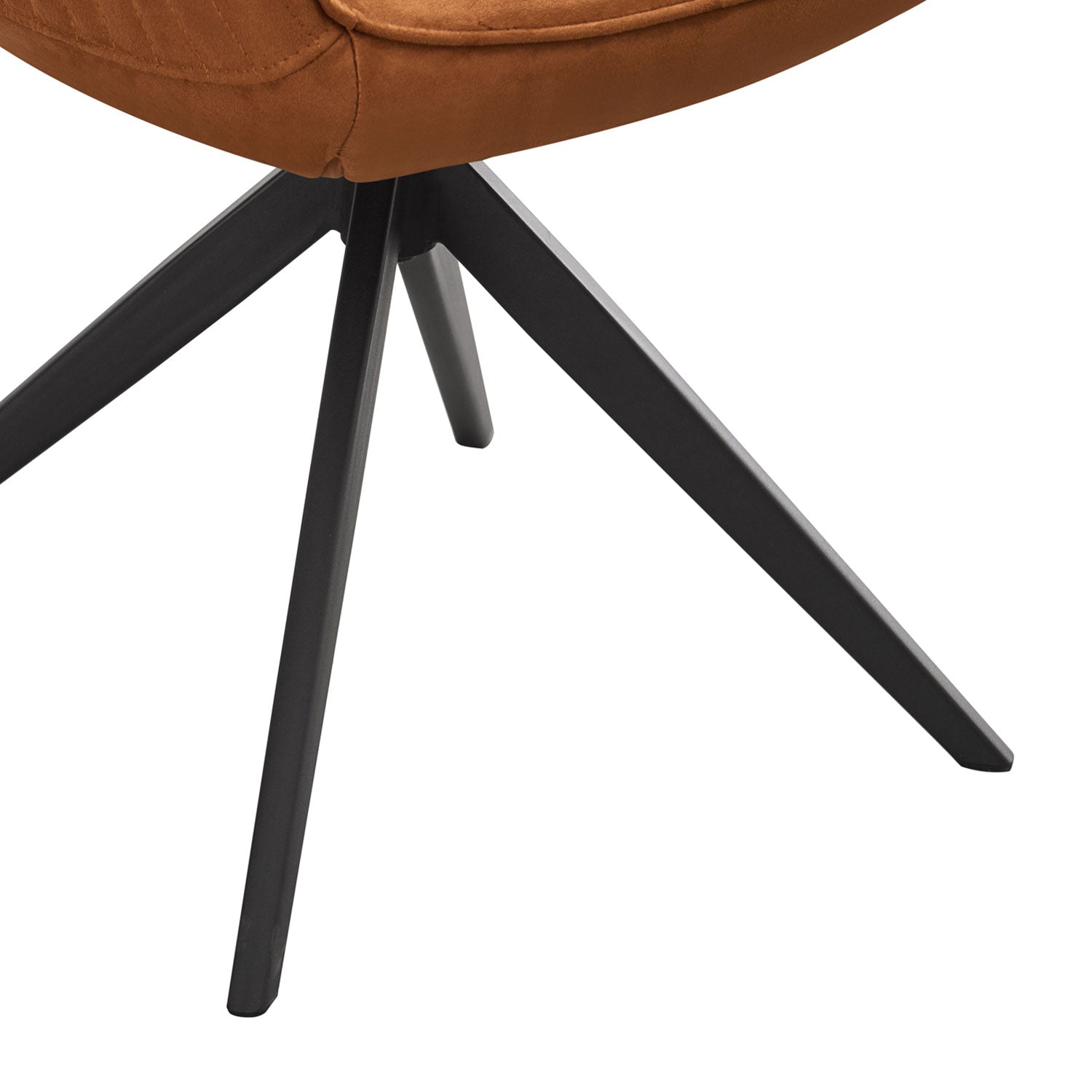 Esszimmerstuhl ARVIT – Drehbarer Stuhl mit Armlehnen & Cord oder Wildlederoptik | B&D home