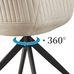 Esszimmerstuhl ARVIT – Drehbarer Stuhl mit Armlehnen & Cord oder Wildlederoptik | B&D home