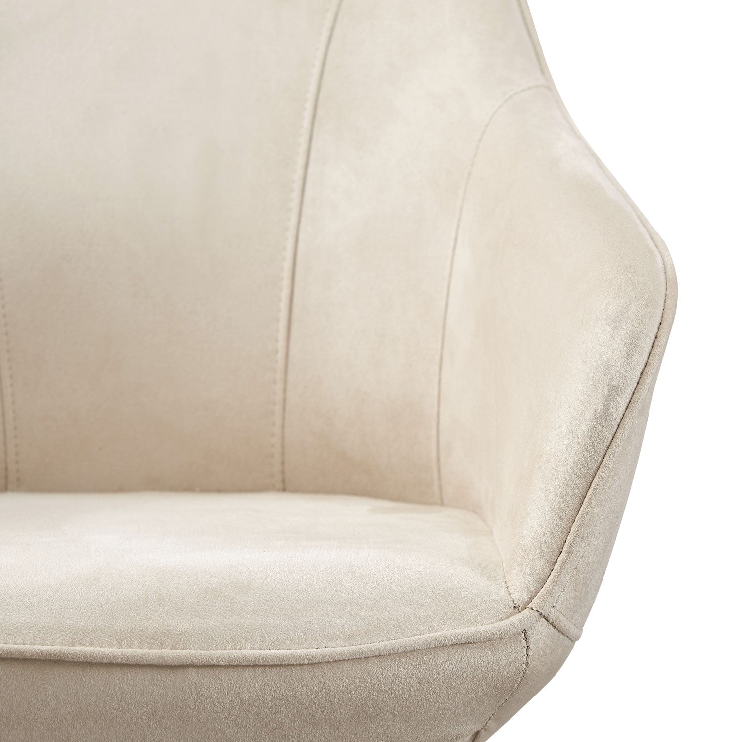 Esszimmerstuhl ARVIT – Drehbarer Stuhl mit Armlehnen & Cord oder Wildlederoptik | B&D home