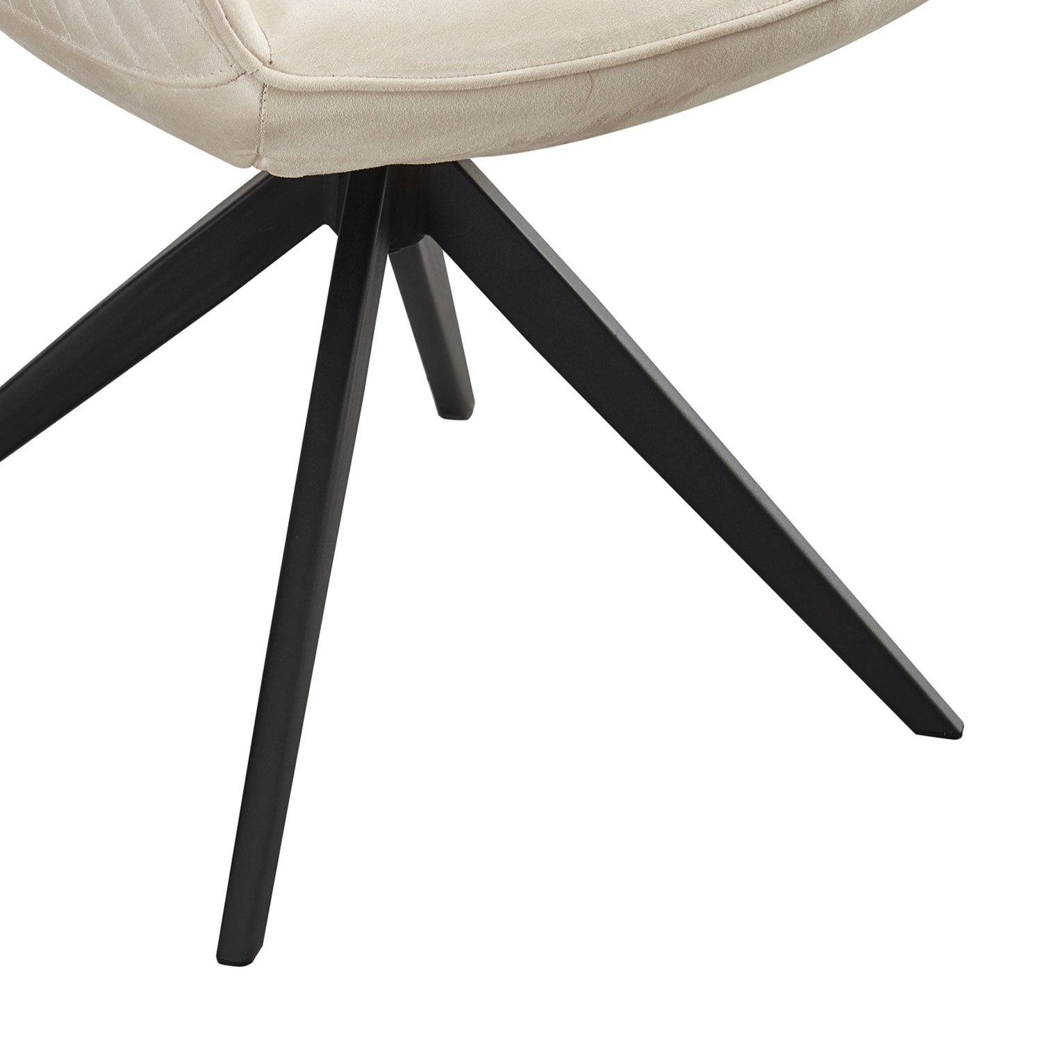 Esszimmerstuhl ARVIT – Drehbarer Stuhl mit Armlehnen & Cord oder Wildlederoptik | B&D home