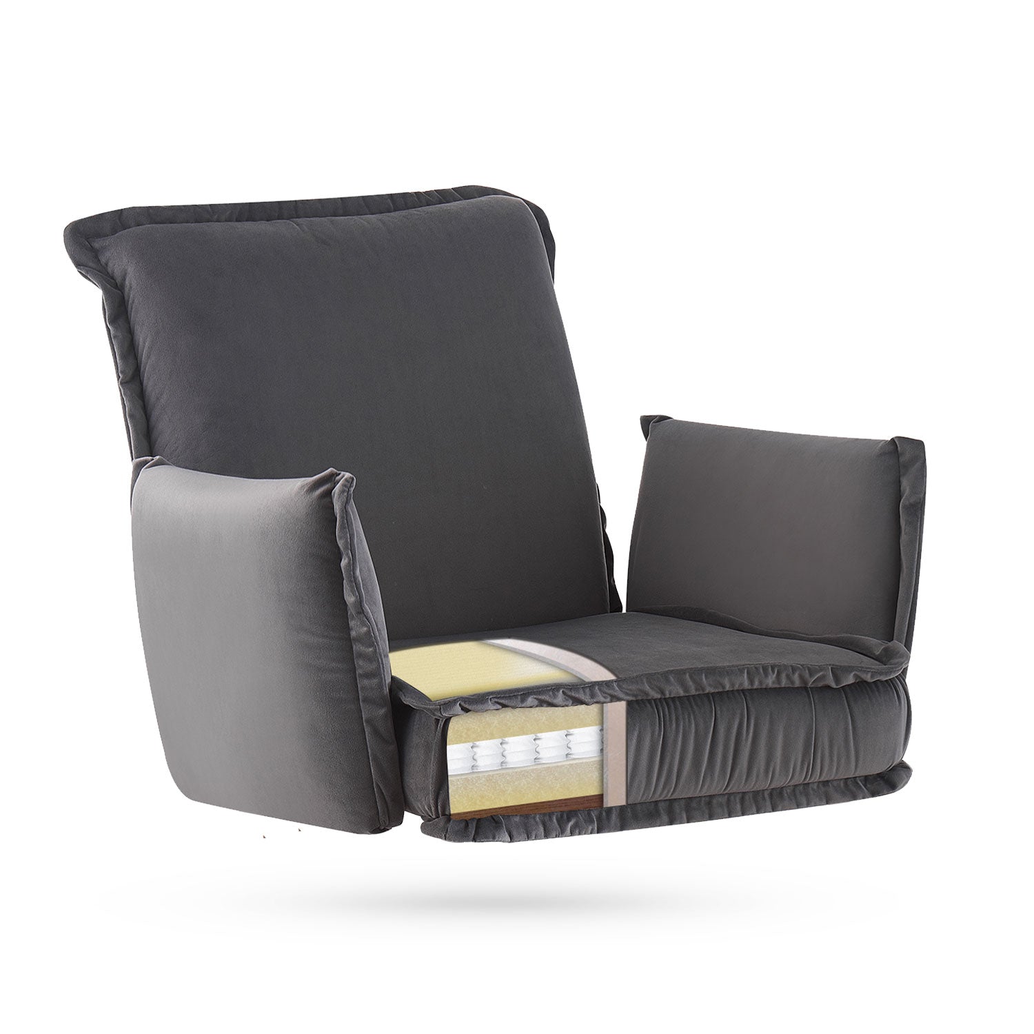 JÜRGEN – Polsterstuhl mit Taschenfederkern