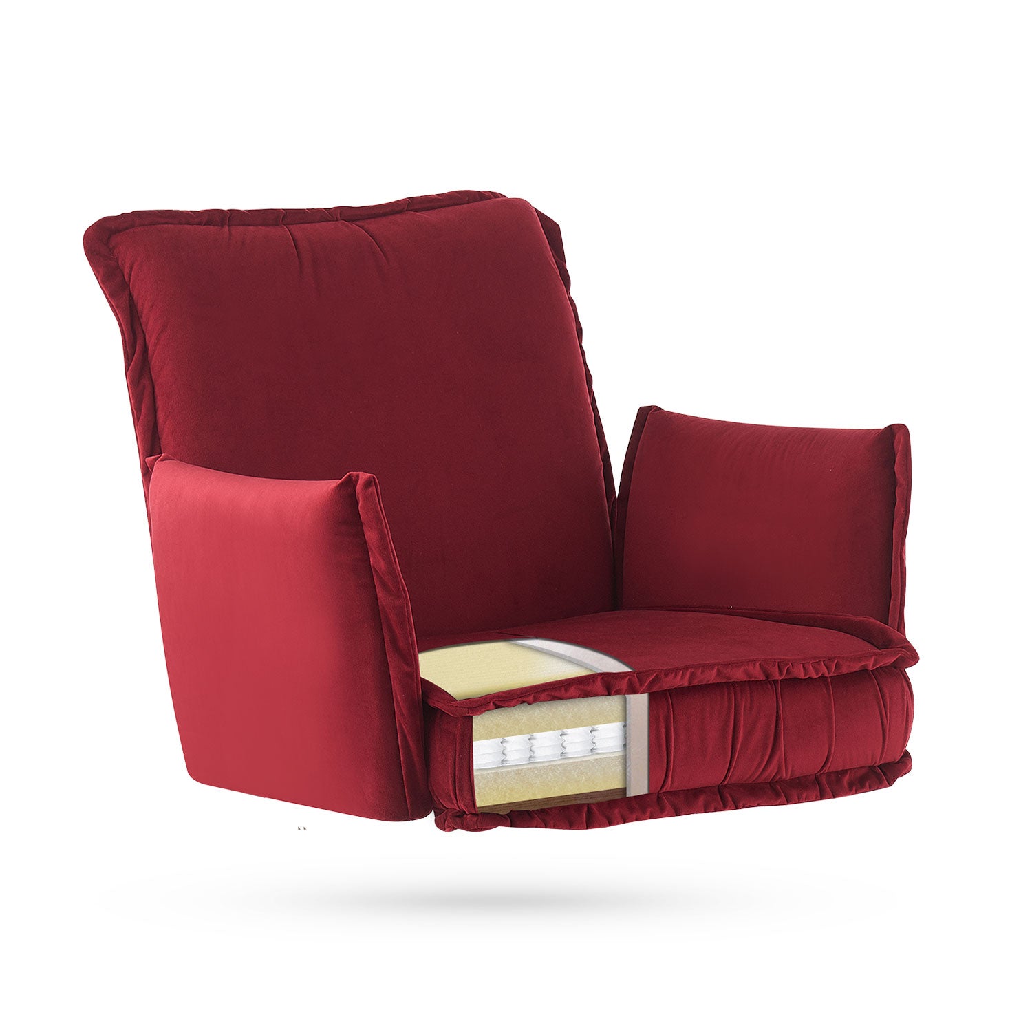 JÜRGEN – Polsterstuhl mit Taschenfederkern