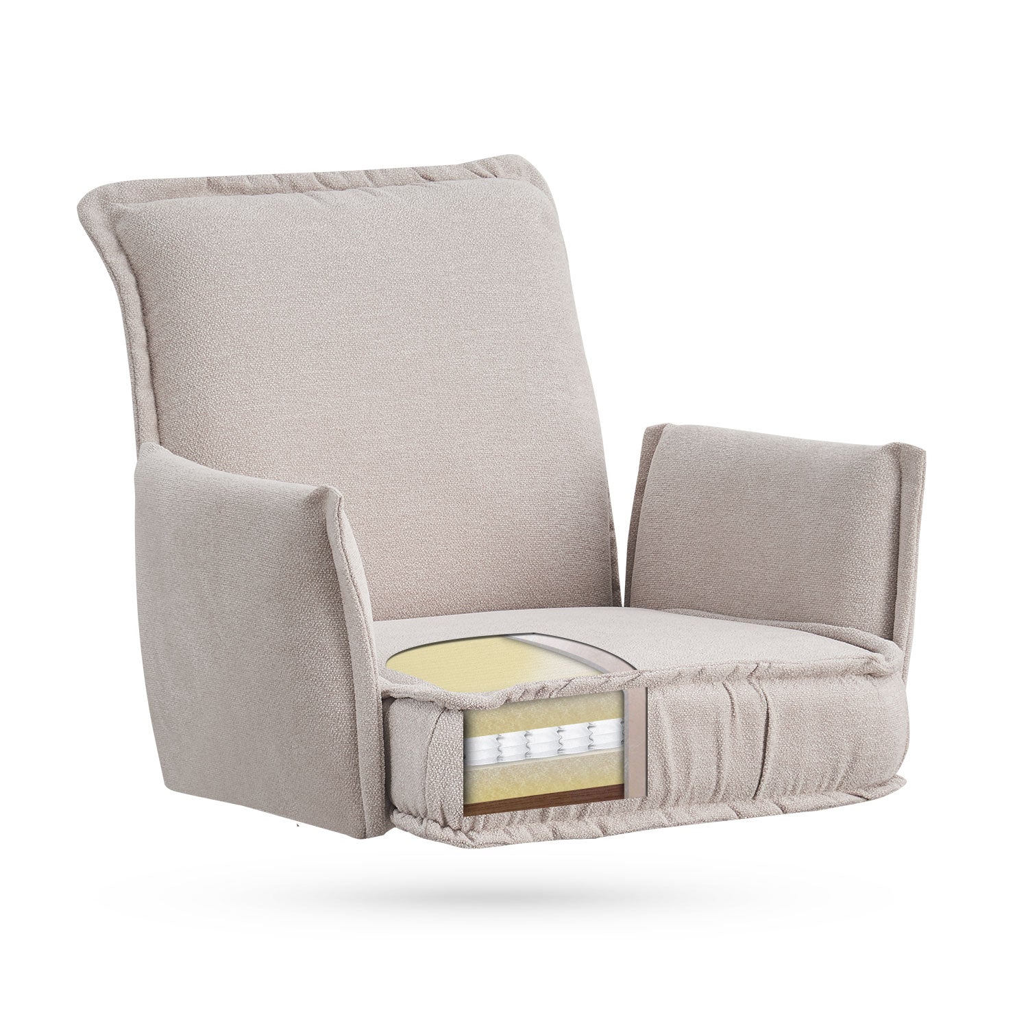 JÜRGEN – Polsterstuhl mit Taschenfederkern