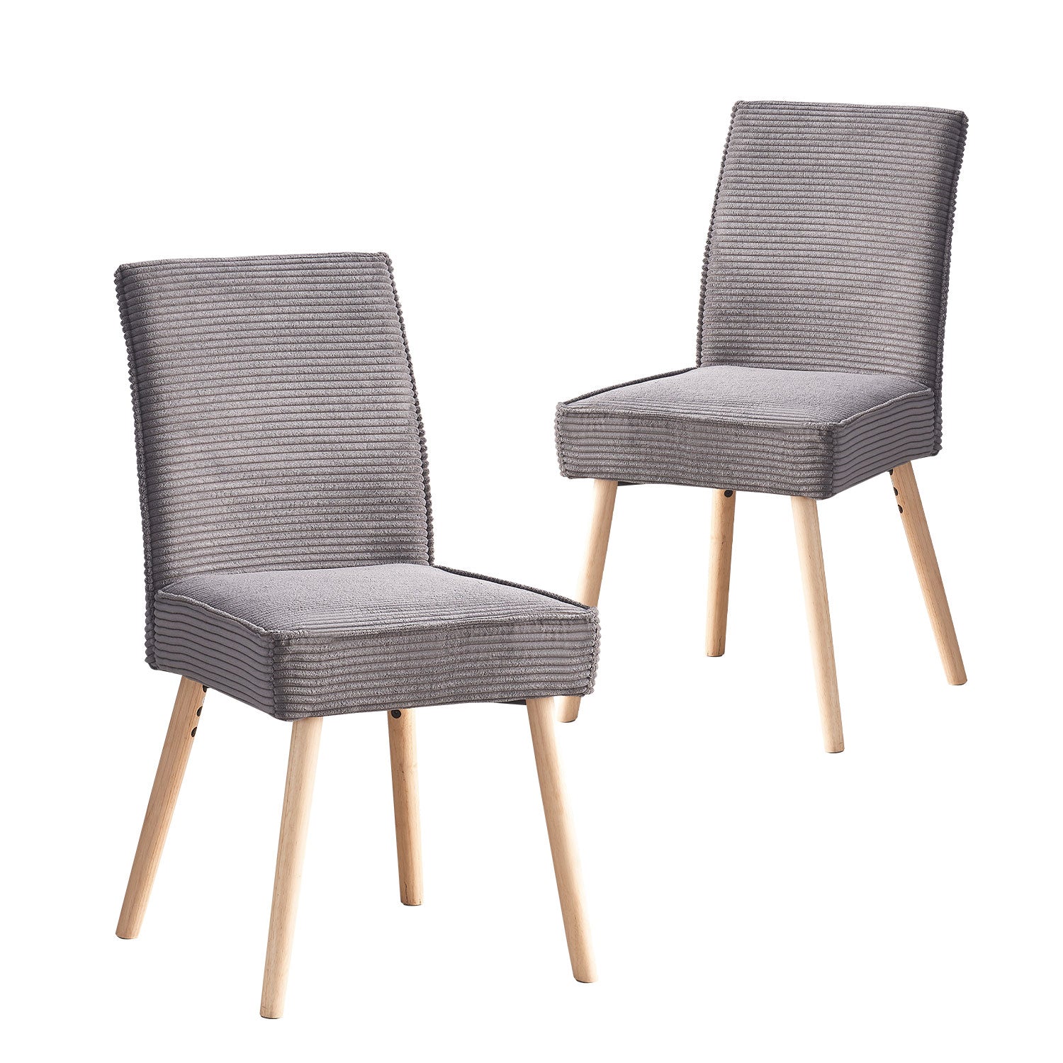 B-Ware Esszimmerstuhl CEDRIC Anthrazit 2er Set