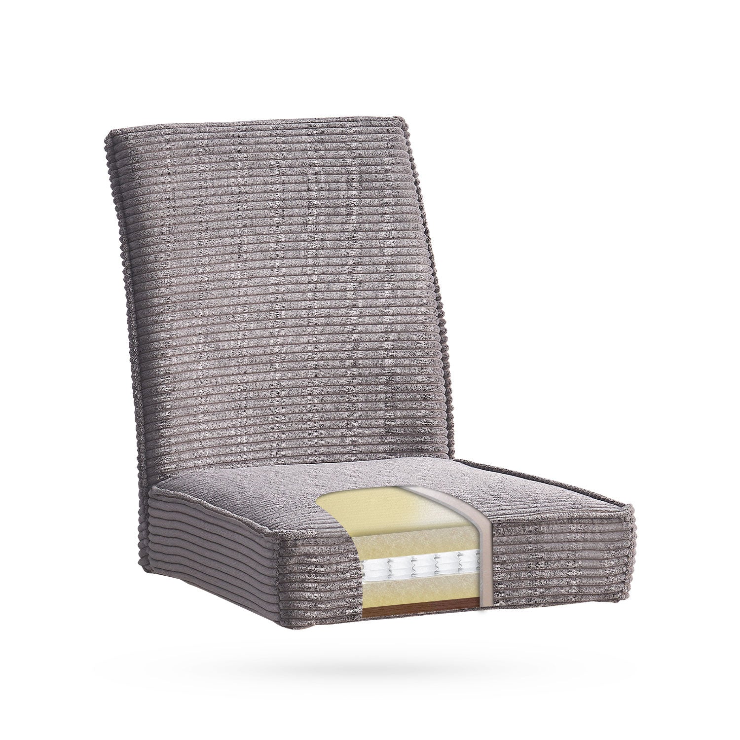 Esszimmerstühle 2er Set CEDRIC- Skandi Polsterstuhl