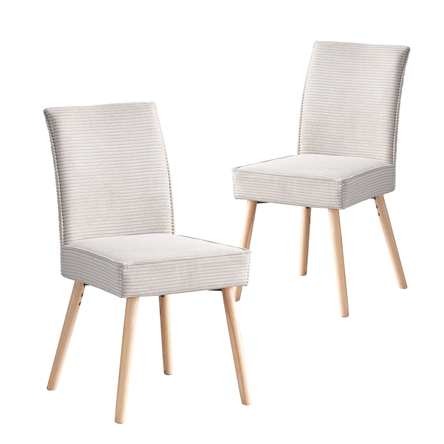 Esszimmerstühle 2er Set CEDRIC- Skandi Polsterstuhl