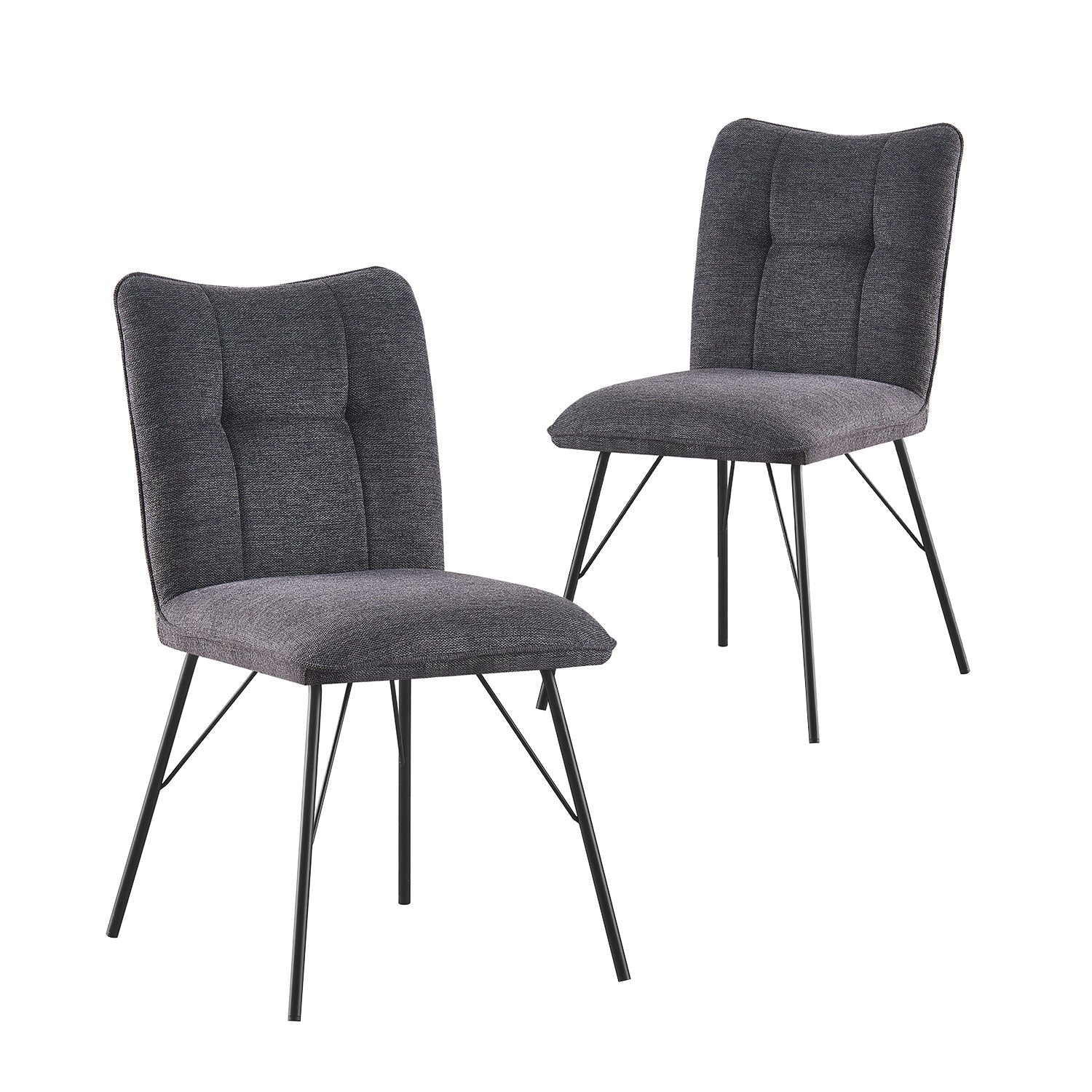 NELE, 2er Set - Moderner Polsterstuhl