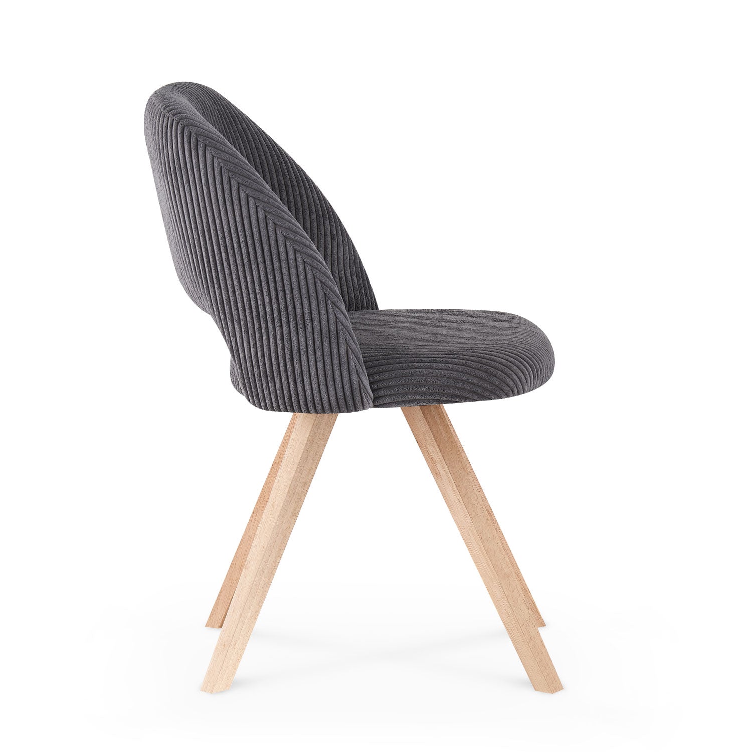 B-Ware Esszimmerstuhl MARY, 2er Set, Anthrazit