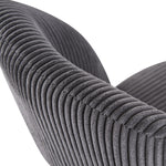 Esszimmerstühle 2er Set VICKY – Polsterstuhl aus Cordstoff mit Metallgestell