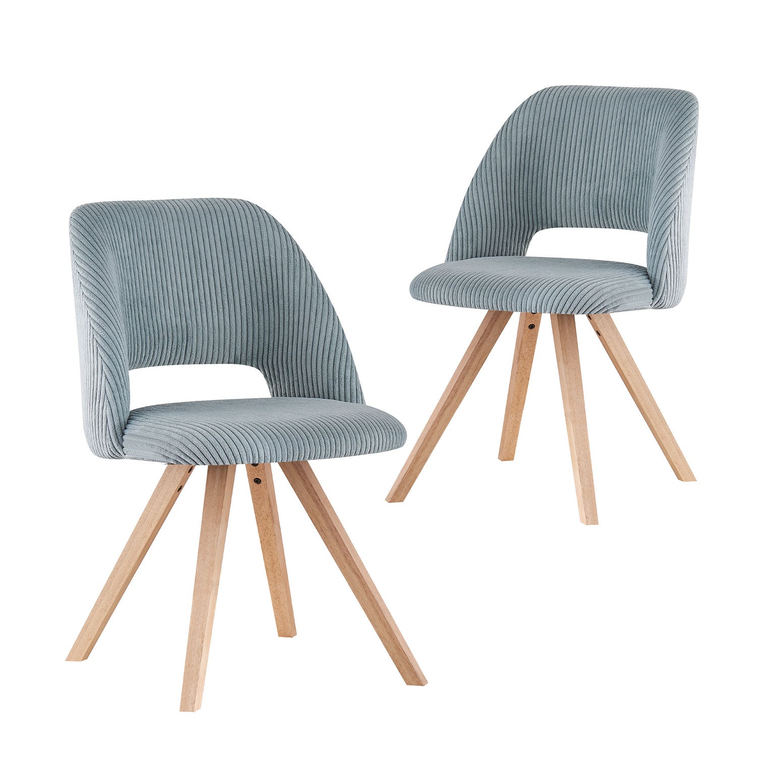 B-Ware Esszimmerstuhl MARY, 2er Set, Blau