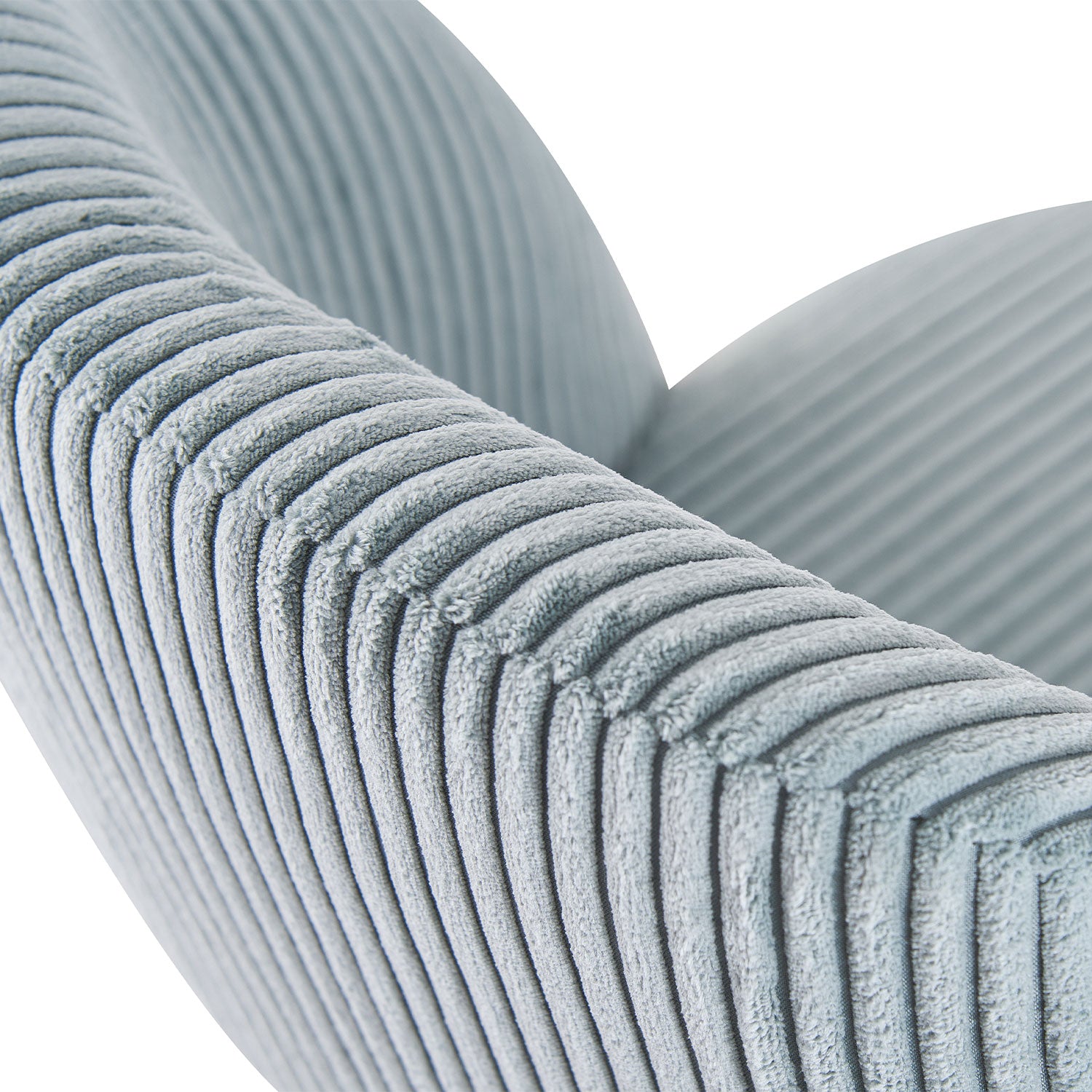 Esszimmerstühle 2er Set VICKY – Polsterstuhl aus Cordstoff mit Metallgestell