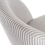 Esszimmerstühle 2er Set VICKY – Polsterstuhl aus Cordstoff mit Metallgestell