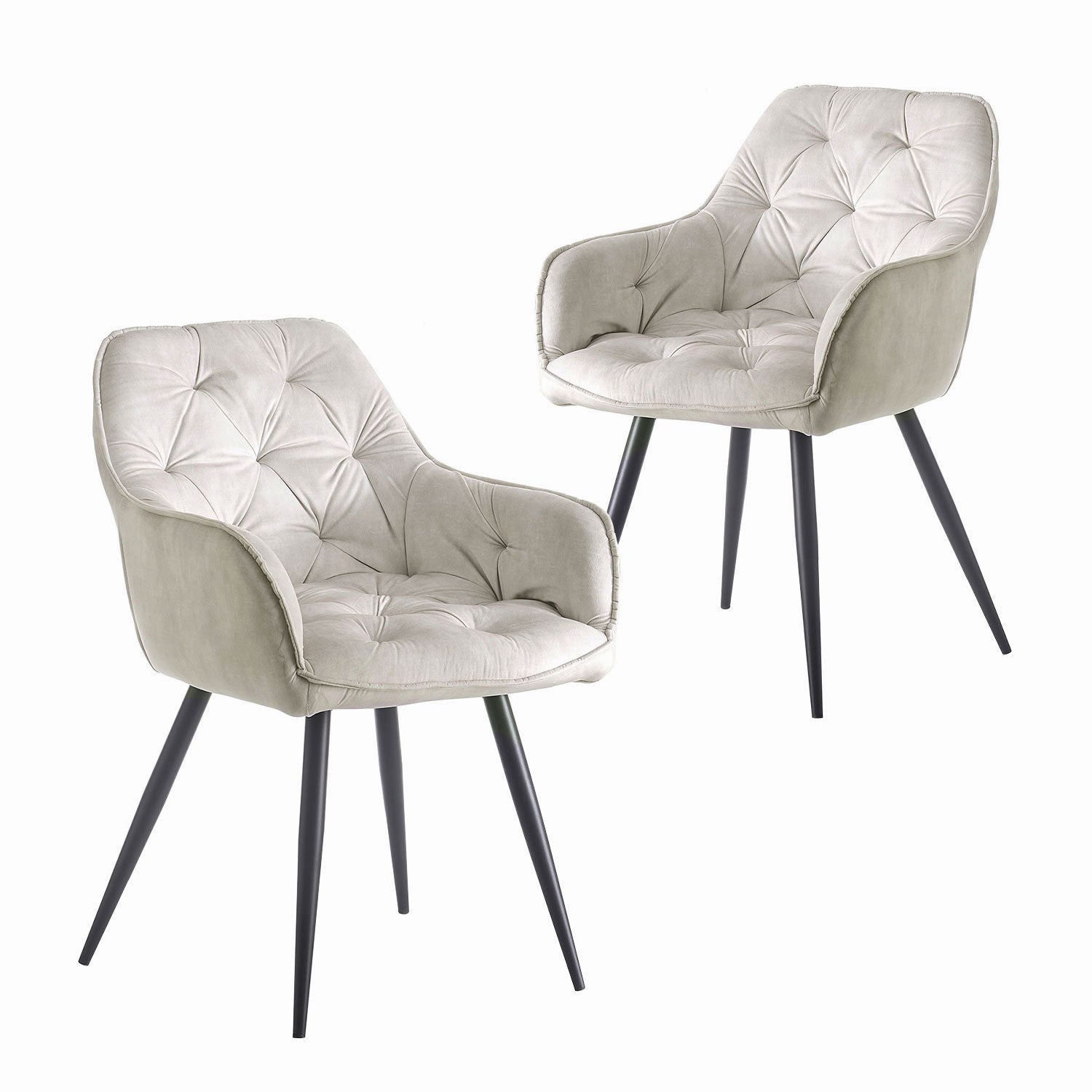 B-Ware Esszimmerstuhl DIETER, 2er Set, Grau