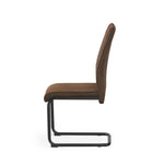 C-Ware Esszimmerstuhl THEO, 4er Set, Braun  (ungeprüfte Retoure)