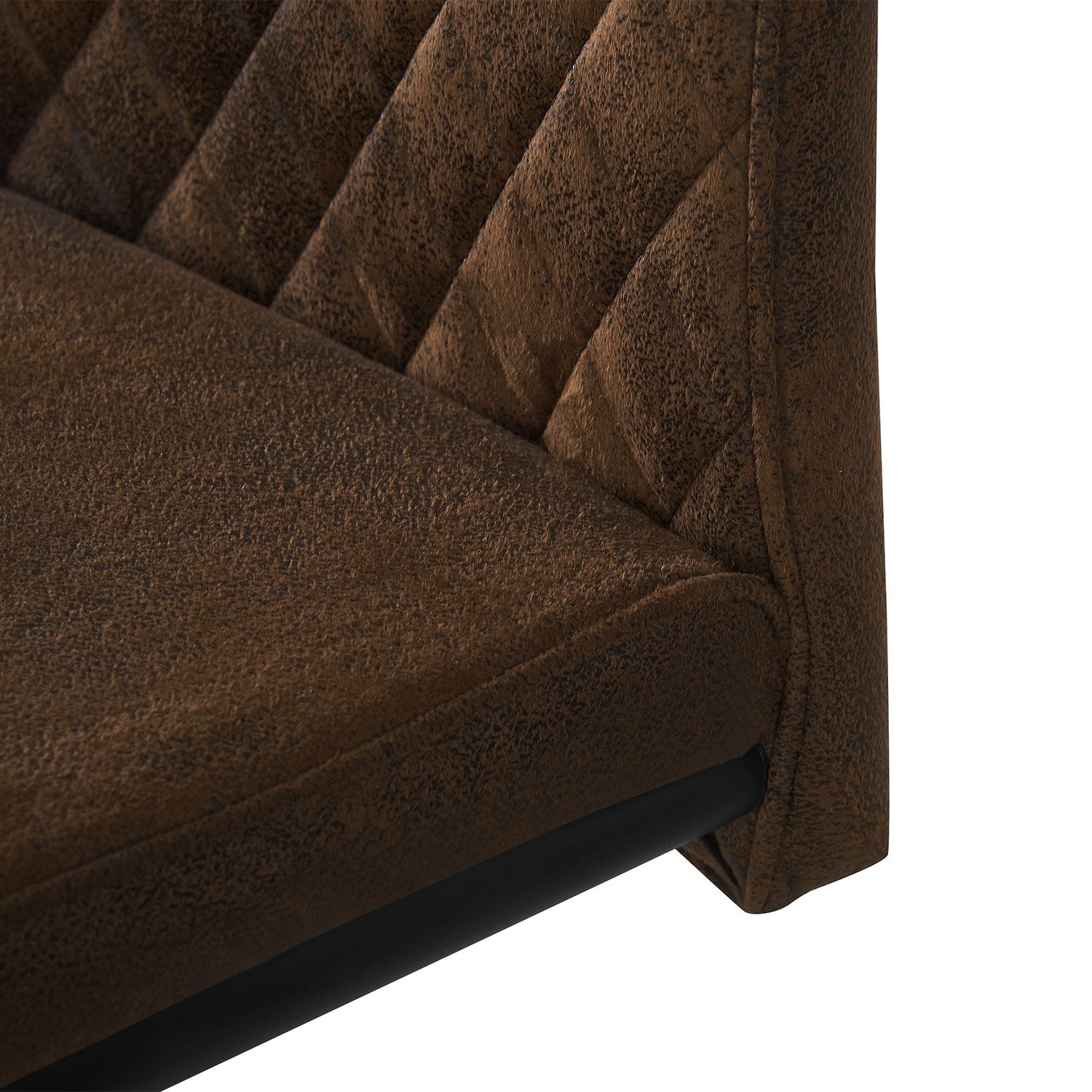 C-Ware Esszimmerstuhl THEO, 4er Set, Braun  (ungeprüfte Retoure)