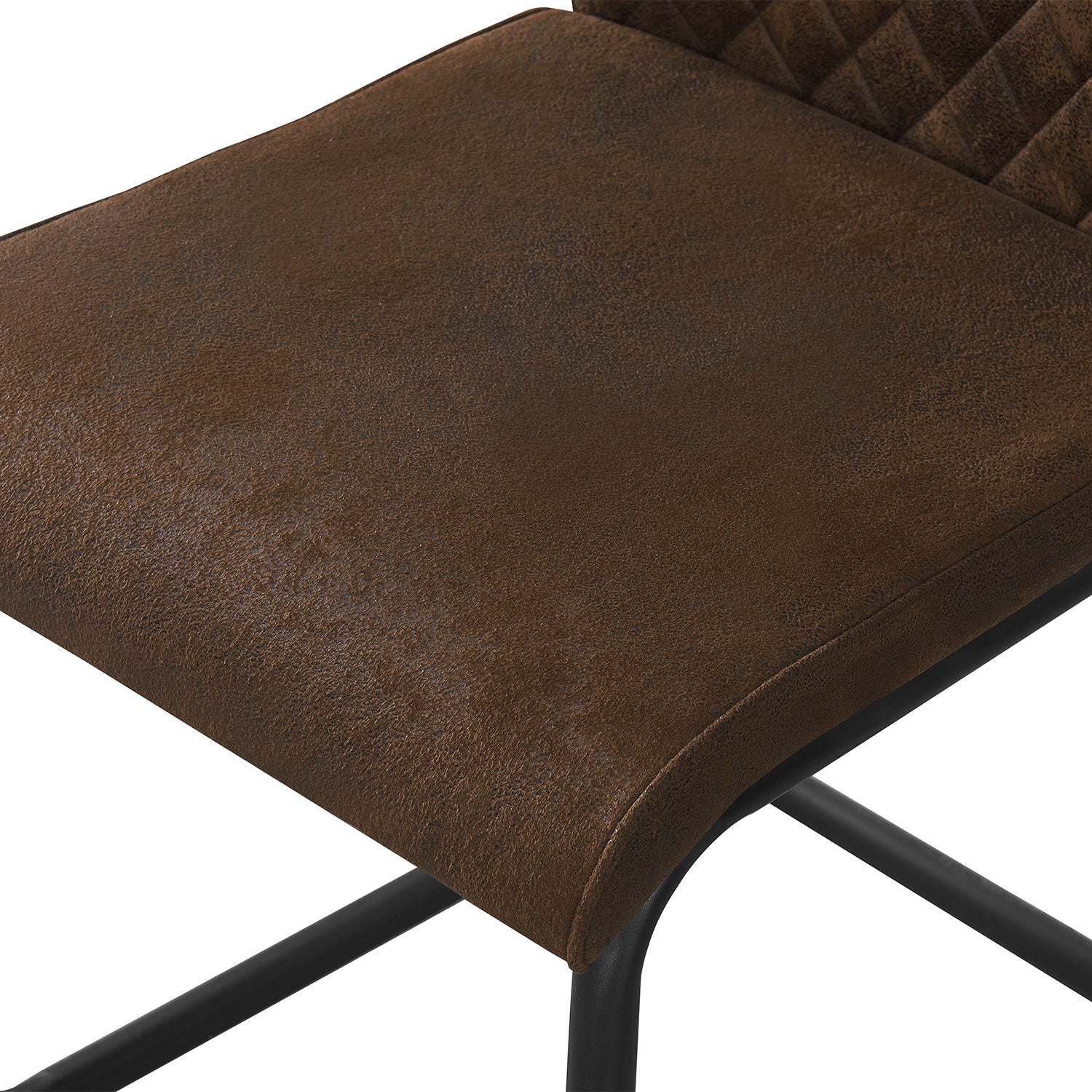 C-Ware Esszimmerstuhl THEO, 4er Set, Braun  (ungeprüfte Retoure)