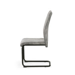 C-Ware Esszimmerstuhl THEO, 2er Set, Grau  (ungeprüfte Retoure)