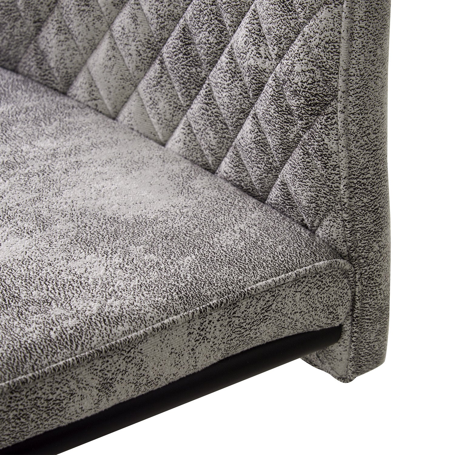 C-Ware Esszimmerstuhl THEO, 2er Set, Grau  (ungeprüfte Retoure)