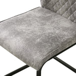 C-Ware Esszimmerstuhl THEO, 2er Set, Grau  (ungeprüfte Retoure)