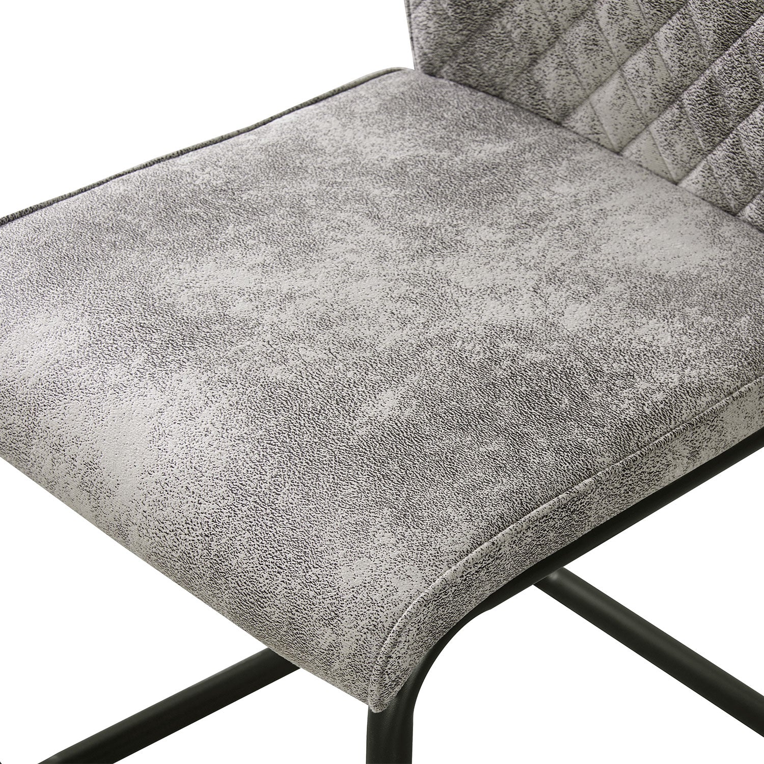 C-Ware Esszimmerstuhl THEO, 2er Set, Grau  (ungeprüfte Retoure)