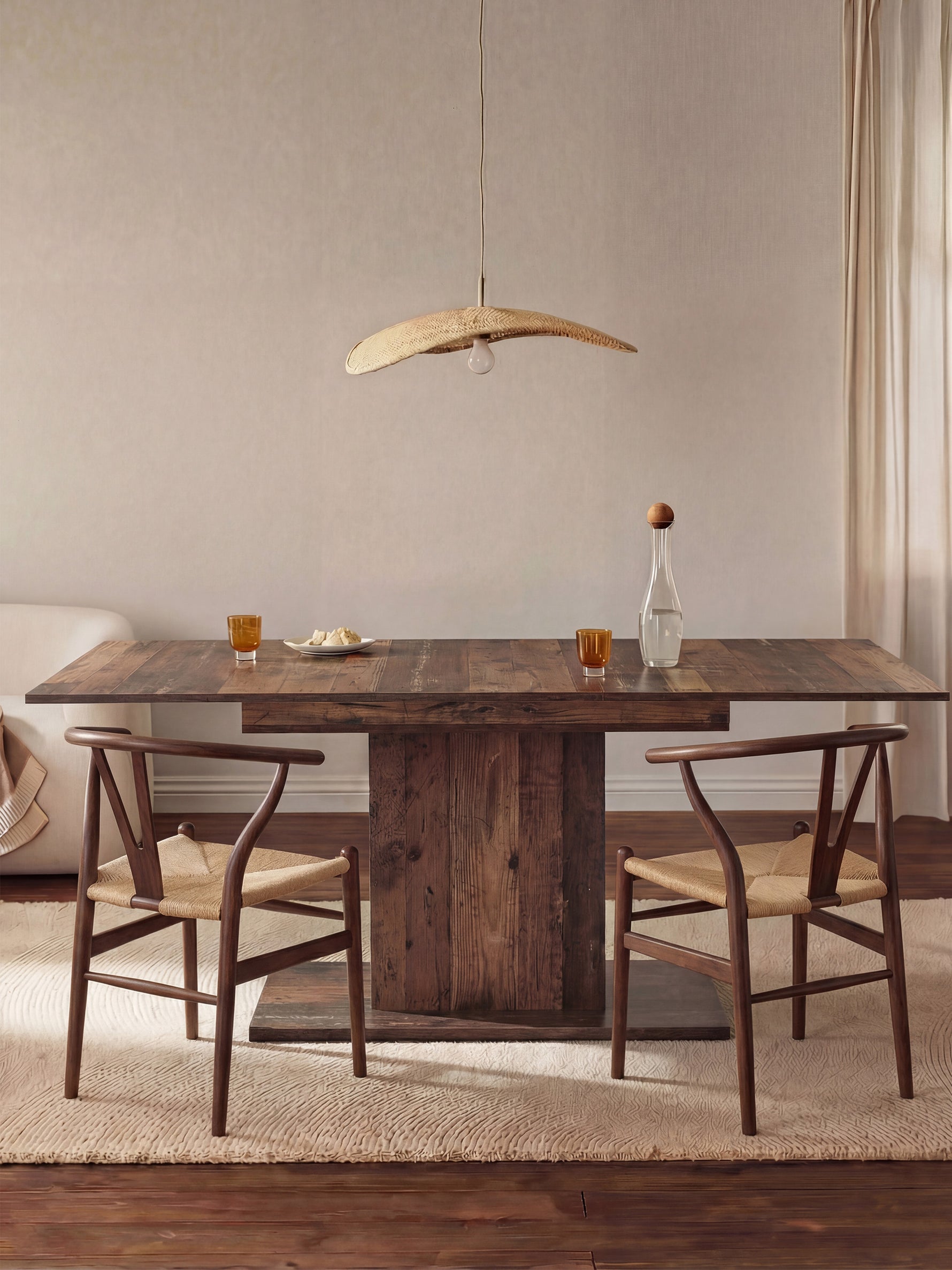 Esstisch MARA – Ausziehbarer Tisch mit & Metallgestell