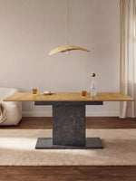 Esstisch MARA – Ausziehbarer Tisch mit & Metallgestell