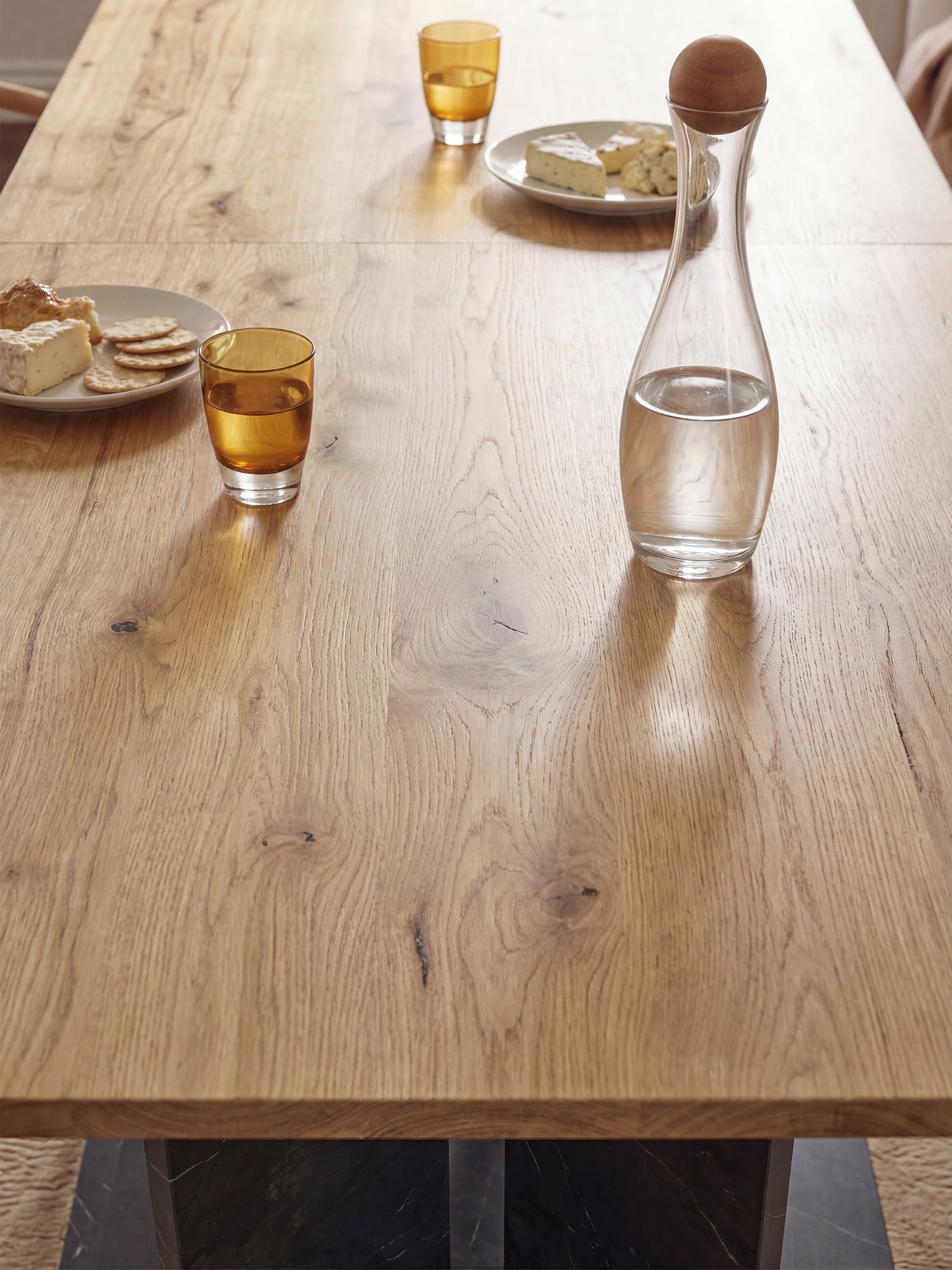 Esstisch MARA – Ausziehbarer Tisch mit & Metallgestell