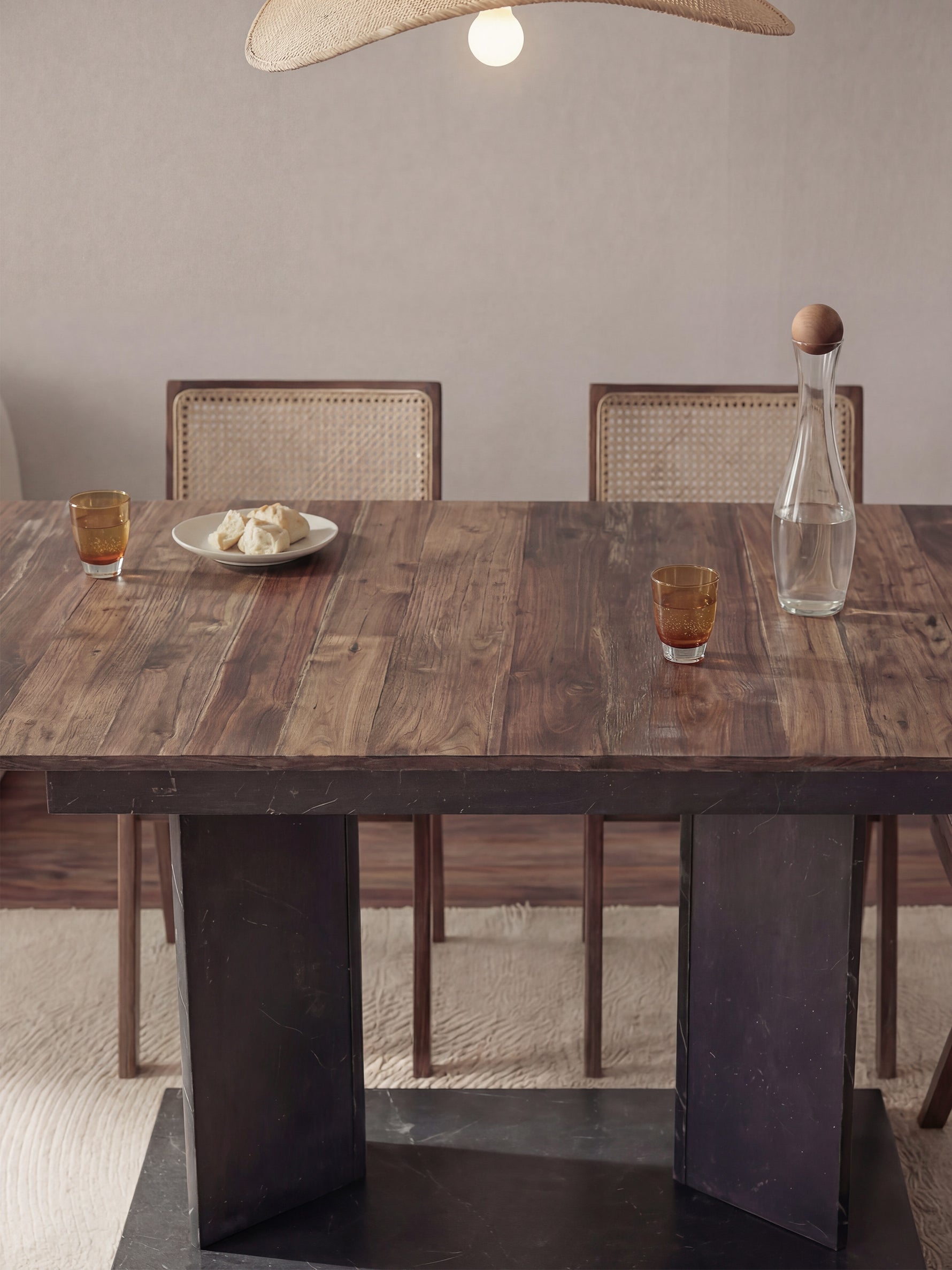 Esstisch MARA – Ausziehbarer Tisch mit & Metallgestell