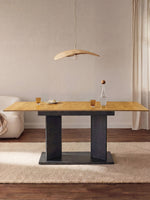 Esstisch MARA – Ausziehbarer Tisch mit & Metallgestell